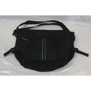 Gap Factory Store Messenger Bag - Black with Shoulder Strap